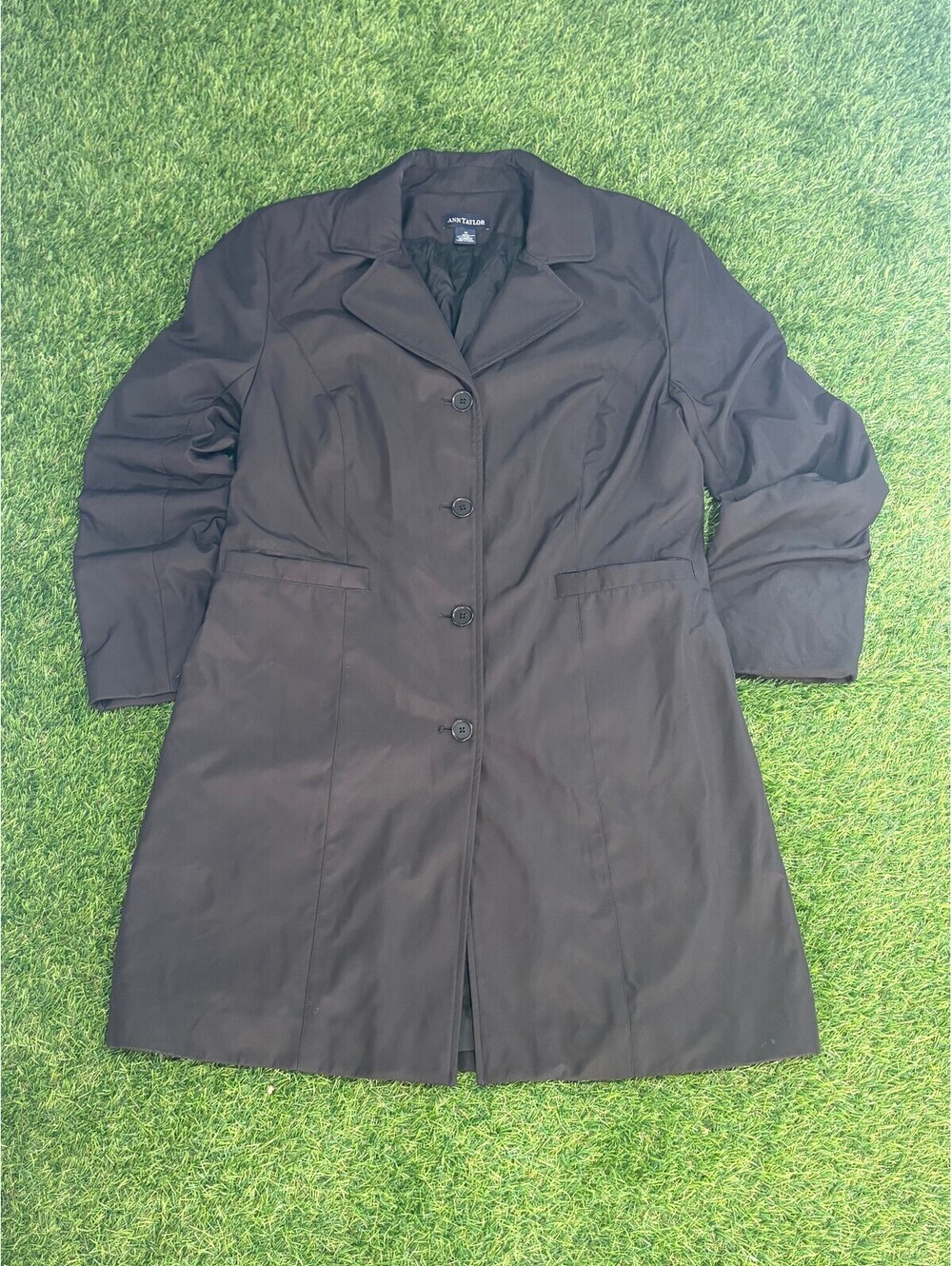 Vintage Ann Taylor Black Blend Coat, Women’s M